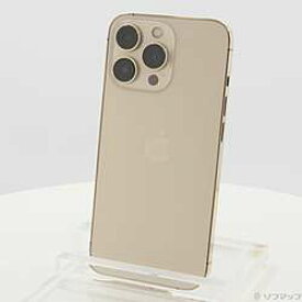 【中古】Apple(アップル) iPhone13 Pro 128GB ゴールド MLUH3J／A SIMフリー【291-ud】