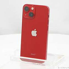 【中古】Apple(アップル) iPhone13 mini 256GB プロダクトレッド MLJM3J／A SIMフリー【291-ud】