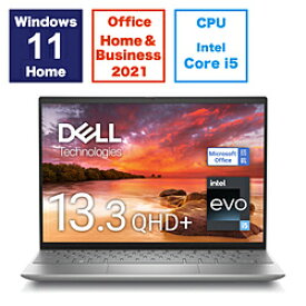 DELL(デル) ノートパソコン Inspiron 13 5330 プラチナシルバー MI553-DWHBCS ［13.3型 /Windows11 Home /intel Core i5 /メモリ：16GB /SSD：512GB /Office HomeandBusiness Premium /日本語版キーボード /2023年秋冬モデル］ MI553DWHBCS