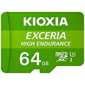 KIOXIA yϋvEJԂ^zSDXC microSDJ[h 4KhCuR[_[ɂ EXCERIA HIGH ENDURANCEiGNZAnCGfX) KEMU-A064GBK mClass10 /64GBn KEMUA064GBK [Us]