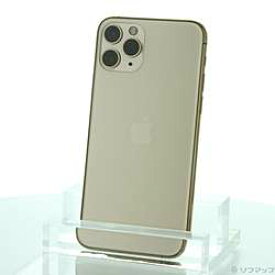 【中古】Apple(アップル) iPhone11 Pro 512GB ゴールド MWCF2J／A SIMフリー【291-ud】