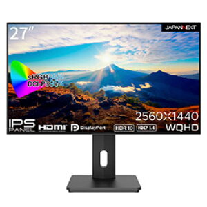 JAPANNEXT PC���j�^�[ JN-27IPS4FLWQHDR-HSP �m27�^ /WQHD(2560×1440�j /���C�h /165Hz�n JN-27IPS4FLWQHDR-HSP