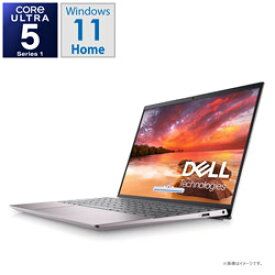 DELL(デル) ノートパソコン Inspiron 13 5330 (intel Core Ultra 5) ライトピンク MI563-DWLCP ［13.3型 /Windows11 Home /intel Core Ultra 5 /メモリ：16GB /SSD：512GB /無し /日本語版キーボード /2023年秋冬モデル］ MI563DWLCP