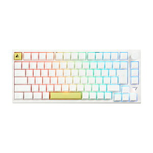 PRINCETON(�v�����X�g��) �Q�[�~���O�L�[�{�[�h �z���C�g UP-MKGA75-J/WH �m�L���E���C�����X /USB�n UP-MKGA75-J/WH