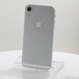 【中古】Apple(アップル) iPhoneXR 128GB ホワイト MT0J2J／A SIMフリー【291-ud】