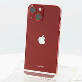 【中古】Apple(アップル) iPhone13 mini 128GB プロダクトレッド MLJG3J／A SIMフリー【291-ud】