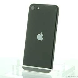 【中古】Apple(アップル) iPhone SE 第3世代 128GB ミッドナイト MMYF3J／A SIMフリー【291-ud】
