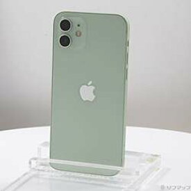 【中古】Apple(アップル) iPhone12 128GB グリーン MGHY3J／A SIMフリー【291-ud】
