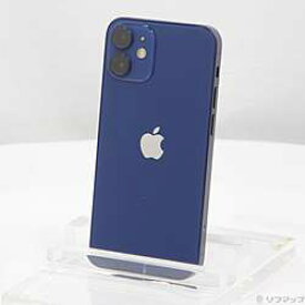 【中古】Apple(アップル) iPhone12 mini 64GB ブルー MGAP3J／A SIMフリー【291-ud】