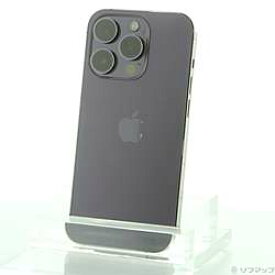 【中古】Apple(アップル) iPhone14 Pro 512GB ディープパープル MQ283J／A SIMフリー【291-ud】