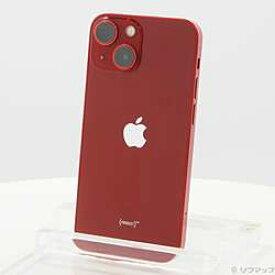 【中古】Apple(アップル) iPhone13 mini 128GB プロダクトレッド MLJG3J／A SIMフリー【291-ud】