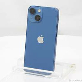 【中古】Apple(アップル) iPhone13 mini 256GB ブルー MLJN3J／A SIMフリー【291-ud】