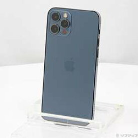 【中古】Apple(アップル) iPhone12 Pro 256GB パシフィックブルー MGMD3J／A SIMフリー【291-ud】
