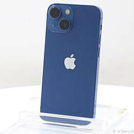 【中古】Apple(アップル) iPhone13 mini 256GB ブルー MLJN3J／A SIMフリー【291-ud】