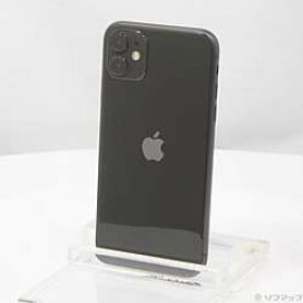 【中古】Apple(アップル) iPhone11 128GB ブラック MHDH3J／A SIMフリー【291-ud】
