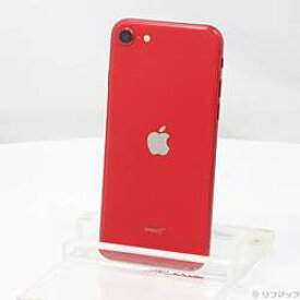 【中古】Apple(アップル) iPhone SE 第2世代 64GB プロダクトレッド MHGR3J／A SIMフリー【291-ud】