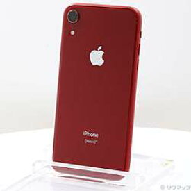 【中古】Apple(アップル) iPhoneXR 64GB プロダクトレッド MT062J／A SIMフリー【291-ud】