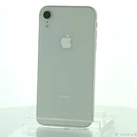 【中古】Apple(アップル) iPhoneXR 64GB ホワイト MT032J／A SIMフリー【291-ud】
