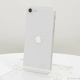 【中古】Apple(アップル) iPhone SE 第2世代 64GB ホワイト MHGQ3J／A SIMフリー【291-ud】