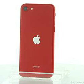 【中古】Apple(アップル) iPhone SE 第2世代 128GB プロダクトレッド MHGV3J／A SIMフリー【291-ud】