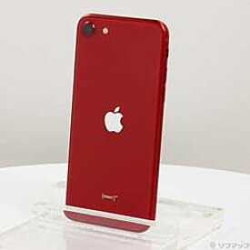 【中古】Apple(アップル) iPhone SE 第2世代 64GB プロダクトレッド MX9U2J／A SIMフリー【291-ud】