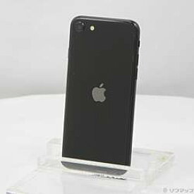 【中古】Apple(アップル) iPhone SE 第2世代 128GB ブラック MXD02J／A SIMフリー【291-ud】