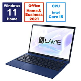 NEC(エヌイーシー) ノートパソコン LAVIE N13 Slim(N1355/HAL) ネイビーブルー PC-N1355HAL ［13.3型 /Windows11 Home /intel Core i5 /メモリ：16GB /SSD：256GB /Office HomeandBusiness /日本語版キーボード /2023年秋冬モデル］ PCN1355HAL