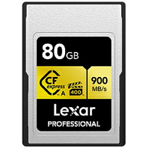 LEXAR LCAGOLD080G-RNENJ Lexar CfexpressJ[h TypeA 80GB GOLD LCAGOLD080GRNENJ