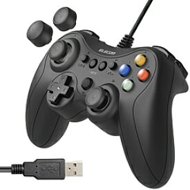 ELECOM(エレコム) JC-GP30XVBK ゲームパッド 有線 GP30xv(Xbox系 /メカニカルトリガー対応 /振動対応) ブラック ［USB /Windows /13ボタン］ JCGP30XVBK