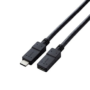 ELECOM(GR) USB-CP[u [USB-C IXX USB-C /[d /] /1m /USB Power Delivery /60W /USB3.2 Gen1] (Mac/Windows11Ή) ubN USB3-ECC10BK USB3ECC10BK