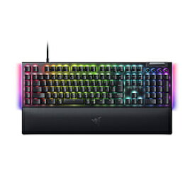 RAZER(レイザー) ゲーミングキーボード＋リストレスト RAZER BlackWidow V4(イエロー軸) RZ03-04693100-R3J1 ［有線 /USB］ RZ03-04693100-R3J1