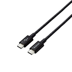 ELECOM(GR) ^CvC P[u USB Type C to Type C 1.2m PD 60WΉ fɂ ϋvdl 炩 y Chromebook Mac PC iPad Android X}z ^ubg Nintendo Switch  Type-C @Ή z RoHSwߏ 