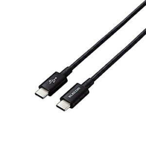 ELECOM(GR) ^CvC P[u USB Type C to Type C 2m PD 60WΉ fɂ ϋvdl 炩 y Chromebook Mac PC iPad Android X}z ^ubg Nintendo Switch  Type-C @Ή z RoHSwߏ u