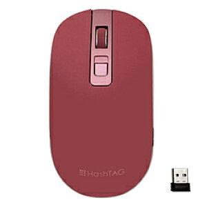 HASHTAG �}�E�X (Chrome/Android/Mac/Windows11�Ή�) �_�[�N�s���N HT-MOUWA1DP �mBlueLED /����(���C�����X) /3�{�^�� /USB�n HTMOUWA1DP [�U���s��]