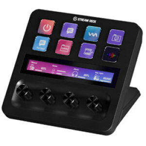 ELGATO �k�R���g���[���p�b�h�lUSB-C�ڑ� Stream Deck +(8�L�[�A4�_�C����) �u���b�N 10GBD9901-JP 10GBD9901JP