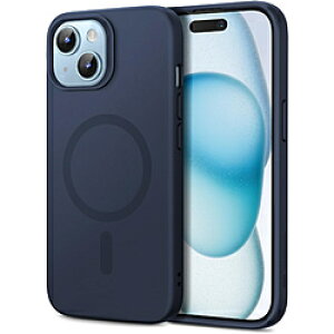 ESR iPhone 15 Plusi6.7C`j VRP[X ESR Dark Blue CloudSoftCase