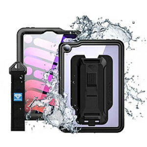 ARMORX iPad mini�i��6����j�p IP68 Waterproof Case with Hand Strap �u���b�N MXSiPadM6