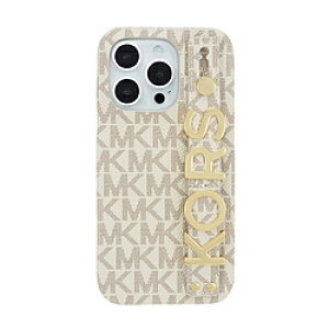 �}�C�P���R�[�X MICHAEL KORS - Slim Wrap Case Stand �� Ring for iPhone2022 6.1inch 3�� [ Vanilla ] MKSRVNLWPIP2261P �y864�z