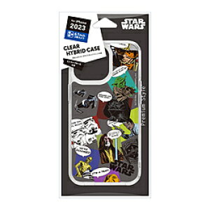 PGA iPhone 15 Pro クリアハイブリッドケース Premium Style スター・ウォーズ PG-D23BPT31SW PGD23BPT31SW