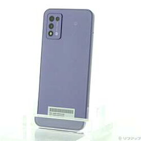 【中古】ZTE Libero 5G III 64GB パープル ZESBY1 SIMフリー【291-ud】