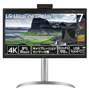 LG(GW[) USB-Cڑ PCj^[ ubN 27UQ85RV-W m27^ /4K(3840×2160j /Ch /60Hzn 27UQ85RV-W