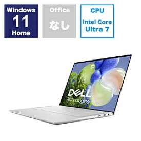 DELL(デル) モバイルノートパソコン XPS 14 9440 プラチナシルバー MX84T-ENL ［14.5型 /Windows11 Home /intel Core Ultra 7 /メモリ：32GB /SSD：1TB /無し /日本語版キーボード /2024年5月モデル］ MX84TENL