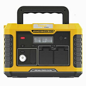 TOGOPOWER ポータブル電源 ADVANCE1000 AD1000Y [8出力 /DC充電・ソーラー(別売) /USB Power Delivery対応] AD1000Y