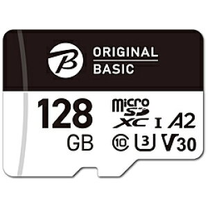 ORIGINAL BASIC microSDXCJ[h ORIGINALBASIC [UHS-I/U3/V30/A2] OBB-MSD1-128-BK mClass10 /128GBn OBBMSD1128BK