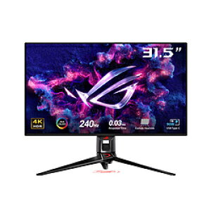ASUS(GCX[X) PG32UCDM USB-Cڑ Q[~Oj^[ ROG Swift OLED m31.5^ /L@EL 4K(3840×2160j /Chn PG32UCDM