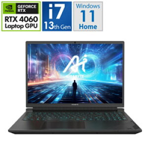 GIGABYTE(MKoCg) Q[~Om[gp\R G6X 9KG-43JP865SH(RTX 4060) O[ m16.0^ /Windows11 Home /intel Core i7 /F32GB /SSDF2TB /{ŃL[{[h /2024N8fn G6X9KG43JP865SH