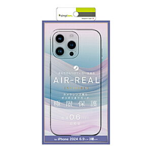 gjeB iPhone 16 Pro Maxi6.9C`j mAIR-REAL INVISIBLEn ݌v ɔyʃP[X NA TR-IP24L3-ARPSL-CL TRIP24L3ARPSLCL