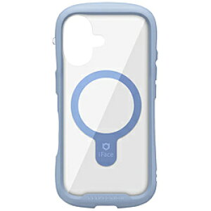 HAMEE iPhone 16i6.1C`jiFace Reflection MagSynq KXNAP[X iFace y[u[ 41-980040 IP16IFACERFTMGBL