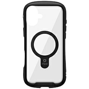 HAMEE iPhone2024 6.7inch iFace Reflection MagSynq �����K���X�N���A�P�[�X IP16MIFACERFTMGBK