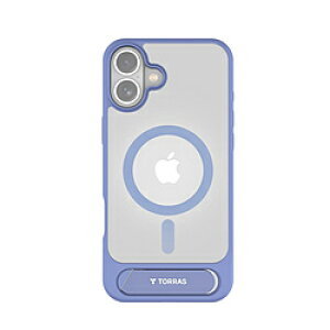 TORRAS�g���X Torras - Pstand case for iPhone 16�i6.1�C���`�j �m ���C�g�u���[ �n X00FX1821 X00FX1821